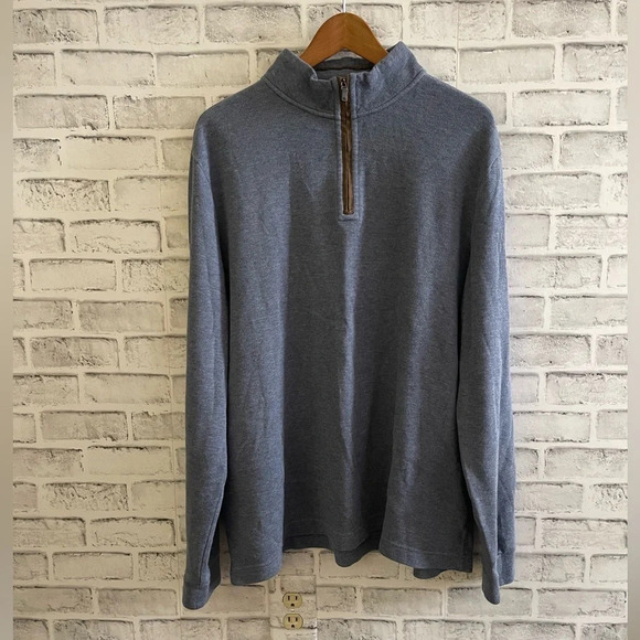 Men’s Joseph Abboud blue 1/4 zip pullover XL - Picture 1 of 4